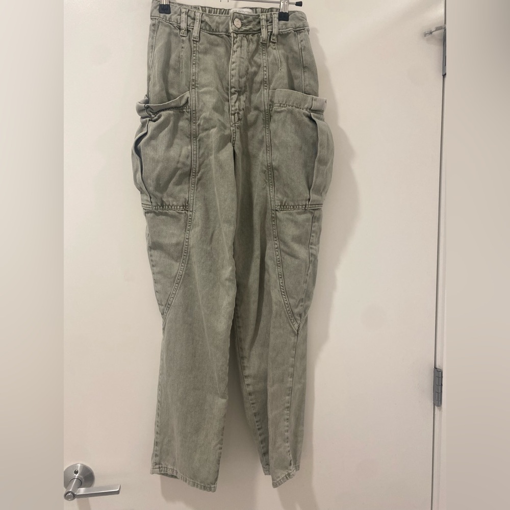 Abercrombie green cargo pants